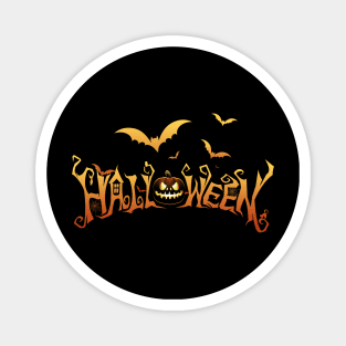 happy halloween day pumpkin Magnet